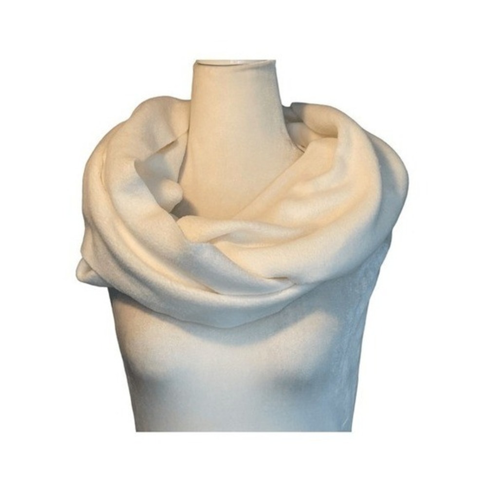 BP Fleece Knit‎ Collar Scarf Cream Snood Neck Warmer Winter One Size